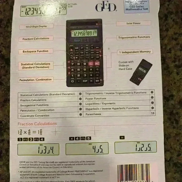 New Casio Fx-260 Solar Scientific Calculator - Picture 2 of 8